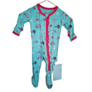 Kickee pants fishing lure footie pajamas